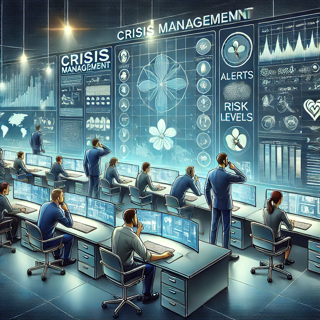Une équipe de gestion de crise analysant une situation client urgente.